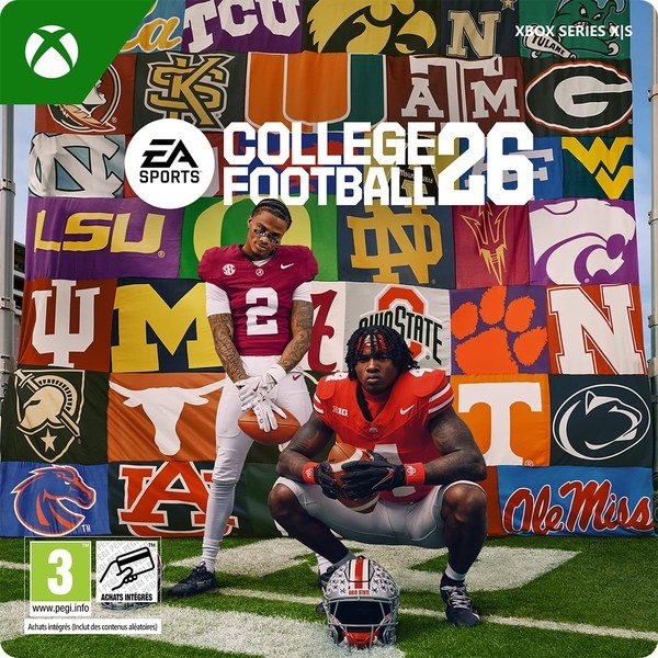 Jaquette XSX de EA Sports College Football 26