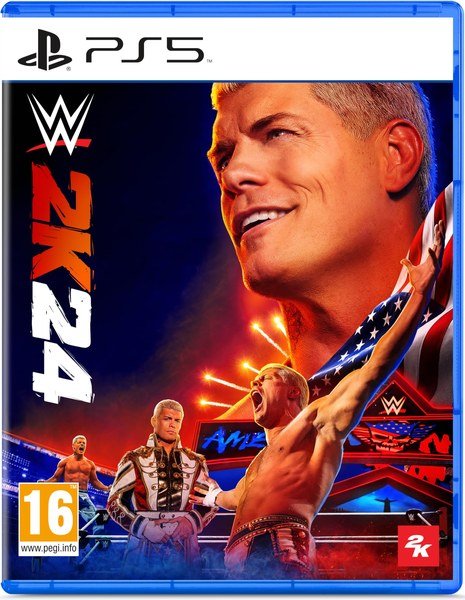 Jaquette PS5 de WWE 2K24 40 Years of Wrestlemania