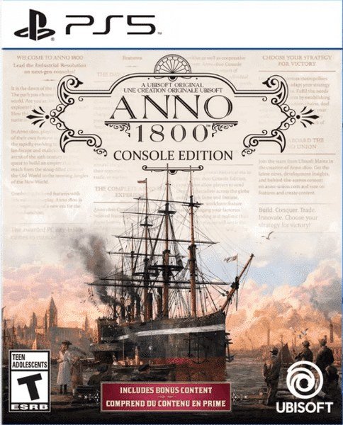 Jaquette PS5 de Anno 1800