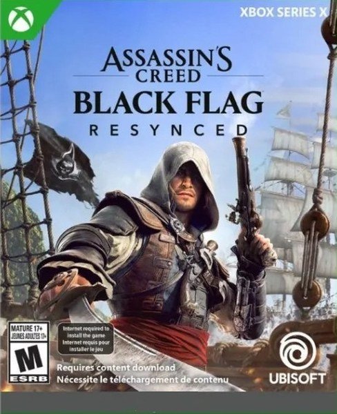 Jaquette XSX de Assassin’s Creed Black Flag Resynced