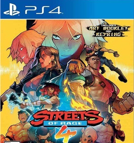 Jaquette PS4 de Streets of Rage 4