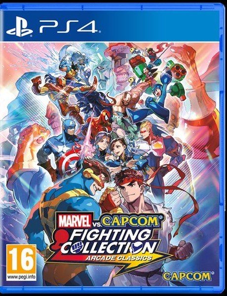Jaquette PS4 de Marvel Vs Capcom Fighting Collection Arcade Classics
