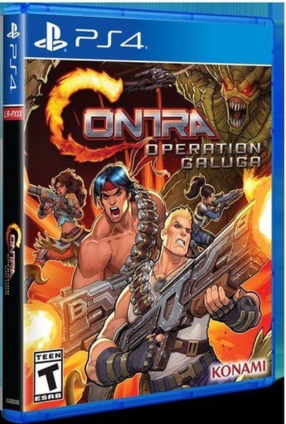 Jaquette PS4 de Contra Operation Galuga