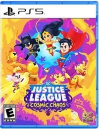 Jaquette PS5 de Dc Justice League Cosmic Chaos