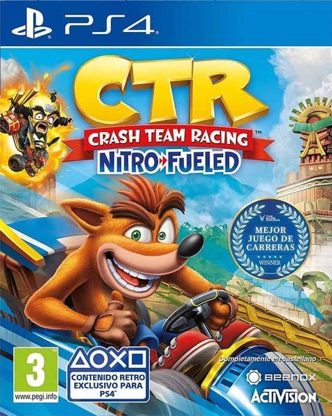 Jaquette PS4 de Crash Team Racing