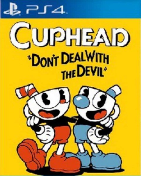 Jaquette PS4 de Cuphead
