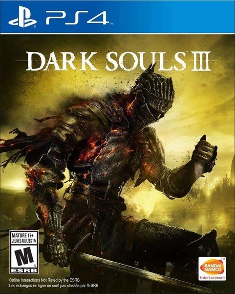 Jaquette PS4 de Dark Souls 3