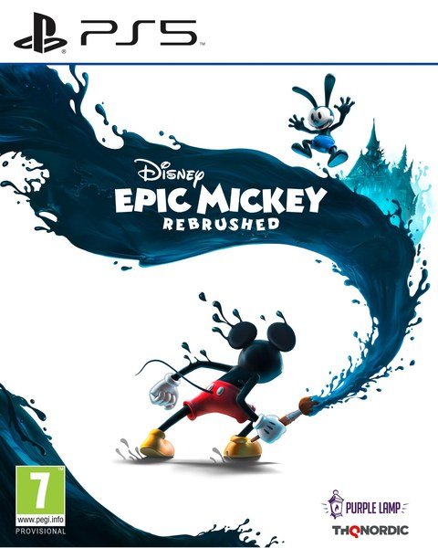Jaquette PS5 de Disney Epic Mickey Rebrushed