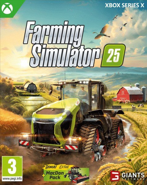 Jaquette XSX de Farming Simulator 25