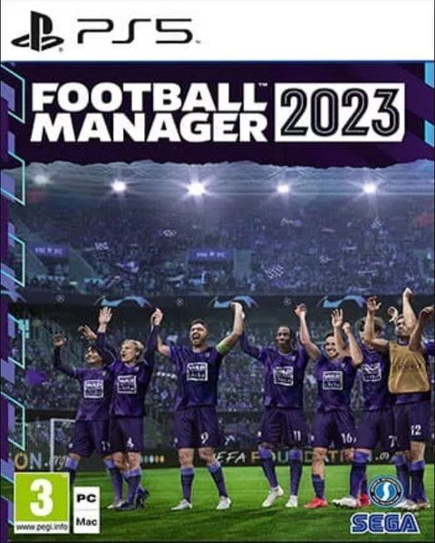 Jaquette PS5 de Football Manager 2023