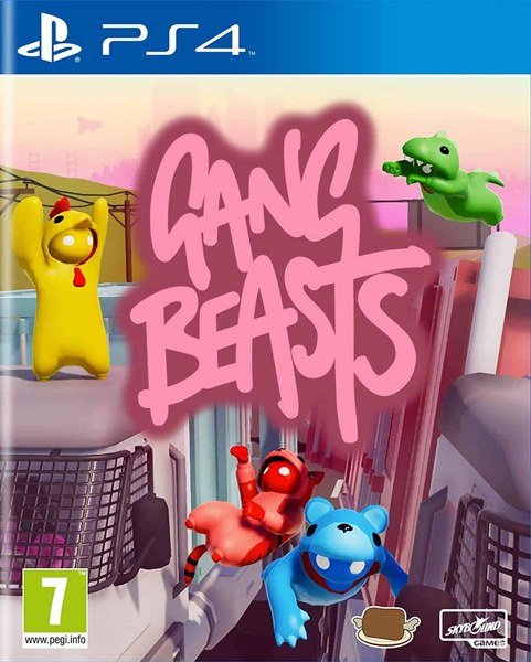 Jaquette PS4 de Gang Beasts