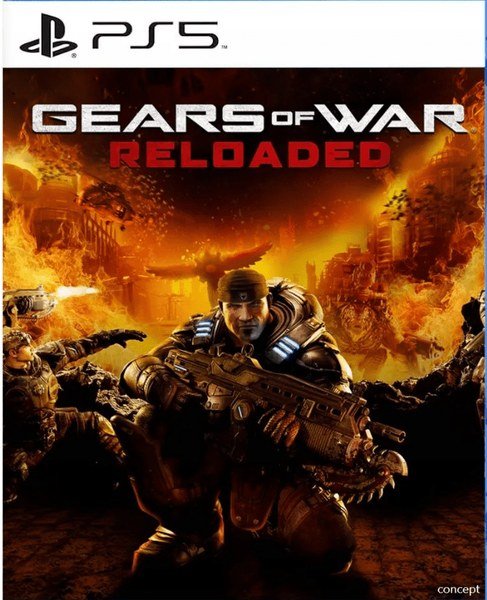 Jaquette PS5 de Gears of War Reloaded