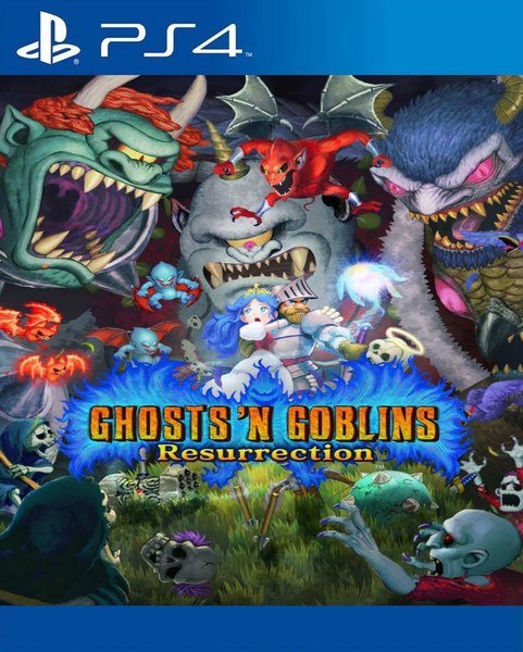 Jaquette PS4 de Ghosts Goblins Resurrection