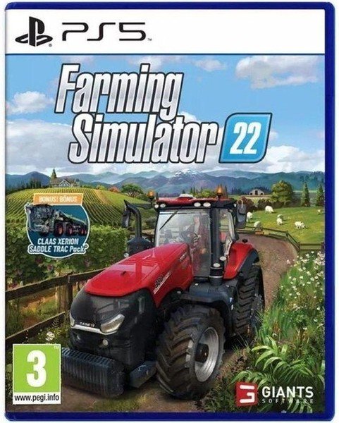 Jaquette PS5 de Farming Simulator 22