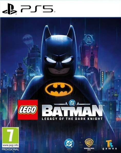 Jaquette PS5 de LEGO Batman Legacy of the Dark Knight