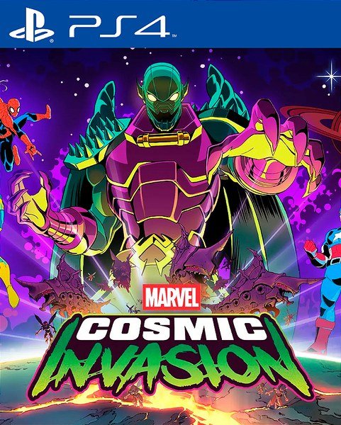 Jaquette PS4 de Marvel Cosmic Invasion