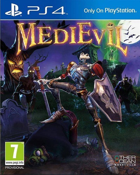 Jaquette PS4 de Medievil Remake