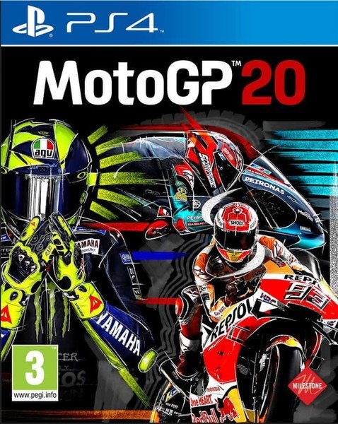 Jaquette PS4 de Motogp 20