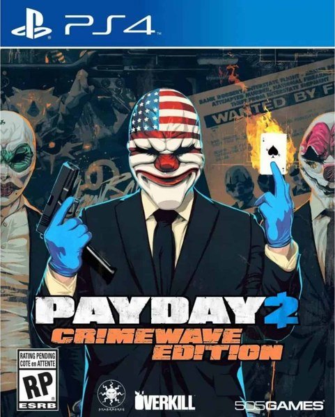 Jaquette PS4 de Payday 2