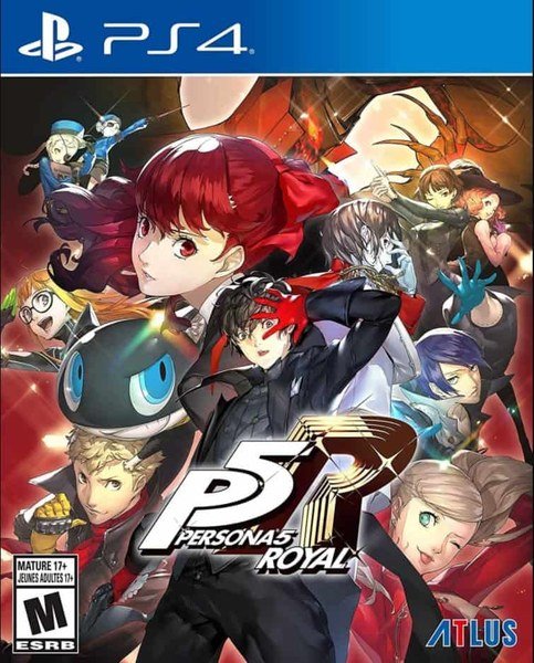 Jaquette PS4 de Persona 5 Royal