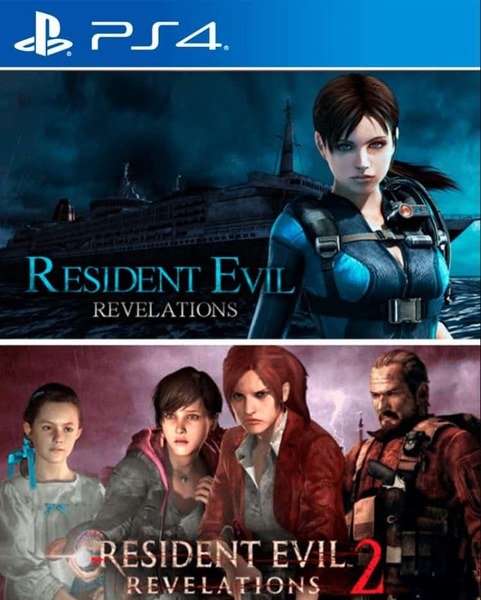 Jaquette PS4 de Resident Evil Revelations 1 & 2 Collection