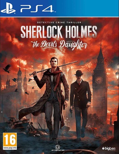 Jaquette PS4 de Sherlock Holmes the Devil’S Daughter
