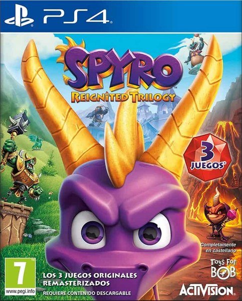 Jaquette PS4 de Spyro Reignited Trilogy