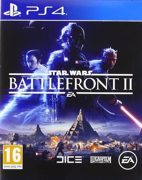Jaquette PS4 de Star Wars Battlefront 2
