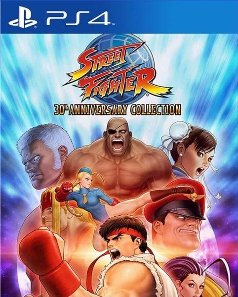 Jaquette PS4 de Street Fighter 30Th Anniversary Collection