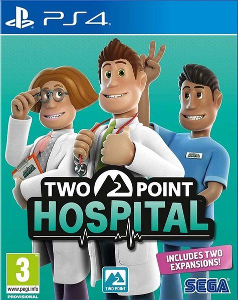 Jaquette PS4 de Two Point Hospital