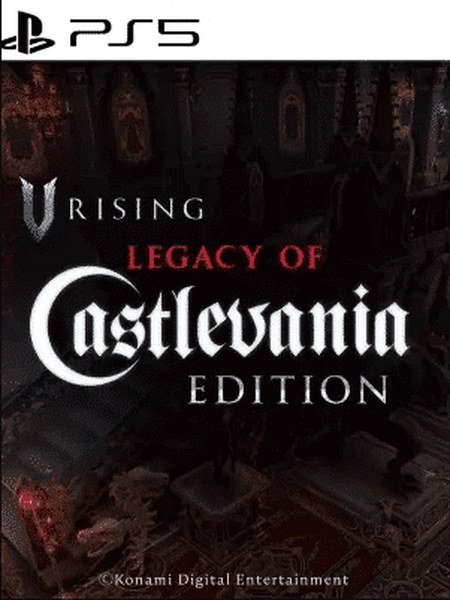 Jaquette PS5 de V Rising Legacy of Castlevania Edition