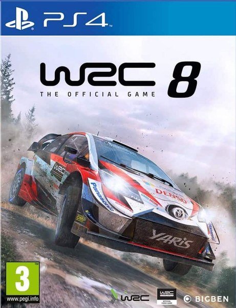 Jaquette PS4 de Wrc 8 Fia World Rally Championship